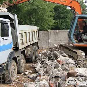 Услуги вывоза строительного мусора